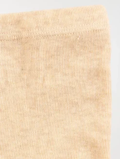 Collants chauds beige clair chiné fille