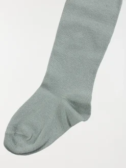 Collants chauds coloris sauge fille