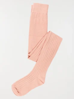 Collants chauds côtelés fille