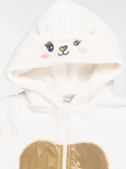 Combinaison à capuche ours fille (3-12A)