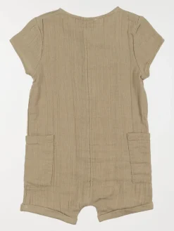 Combinaison boutonnée garçon (3-24M)