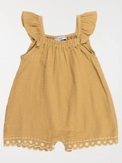 Combinaison brodée fille (3-36M)