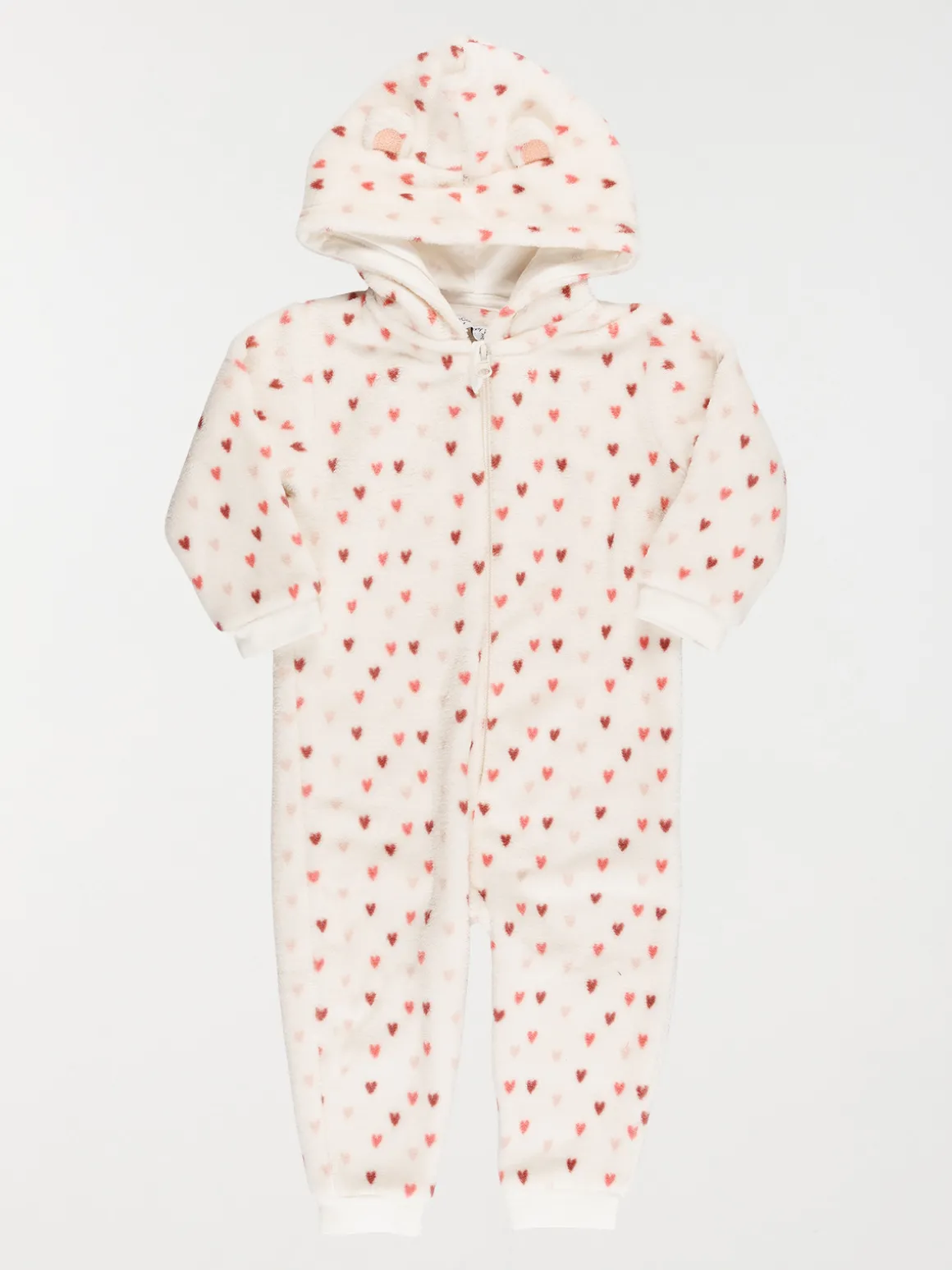 Combinaison imprimé coeur fille (3-36M)