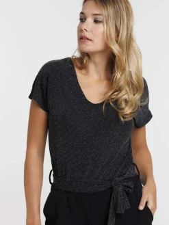 Combinaison longue noire femme