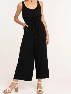 Combipantalon noir femme