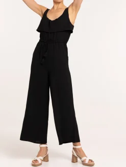 Combipantalon noir femme