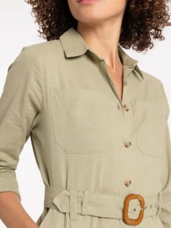 Combishort esprit safari femme