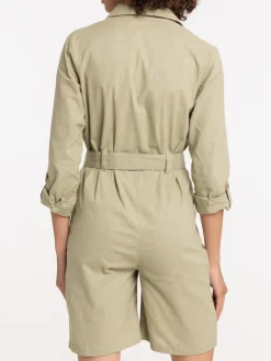 Combishort esprit safari femme