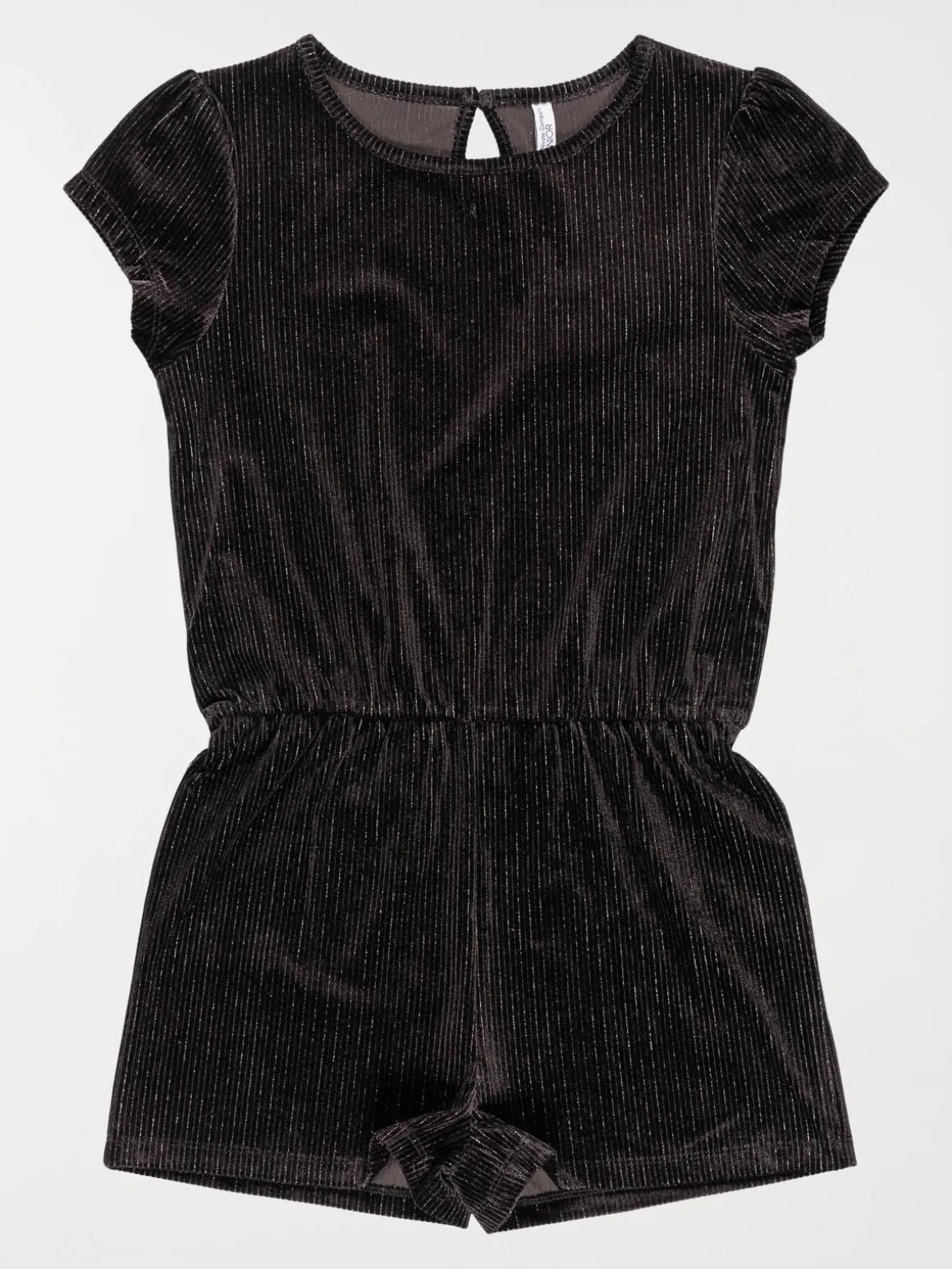 Combishort noire fille (10-16A)