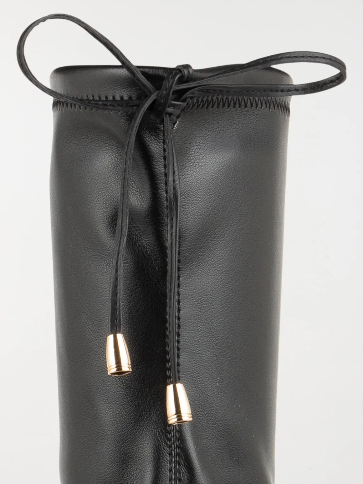 Cuissardes noires à talon femme (36-41)