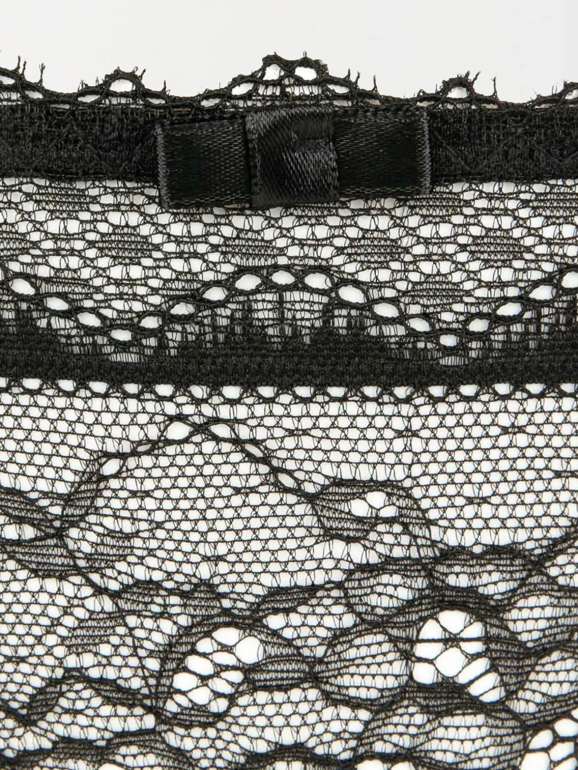 Culotte bi-matière noire femme (36-46)