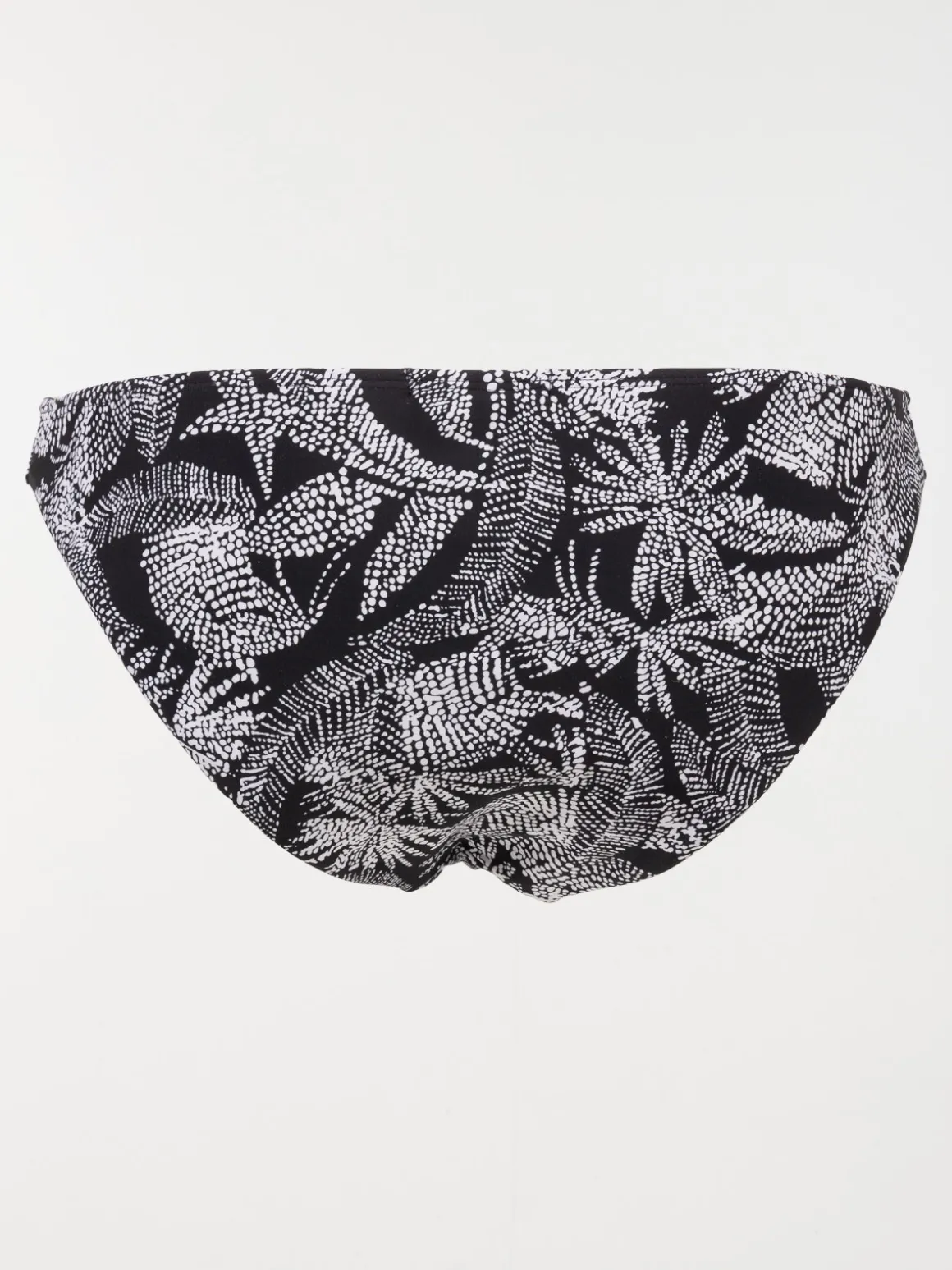 Culotte de bain motif feuillage femme