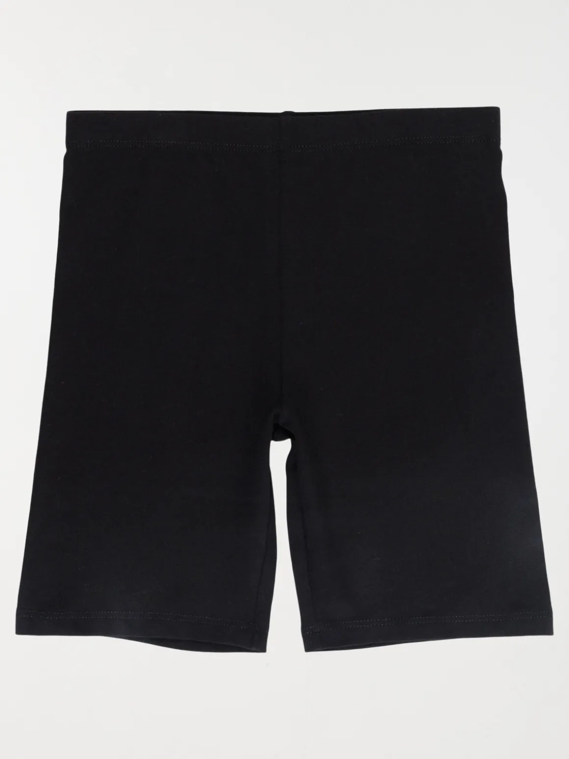 Cycliste noir uni fille (3-12A)