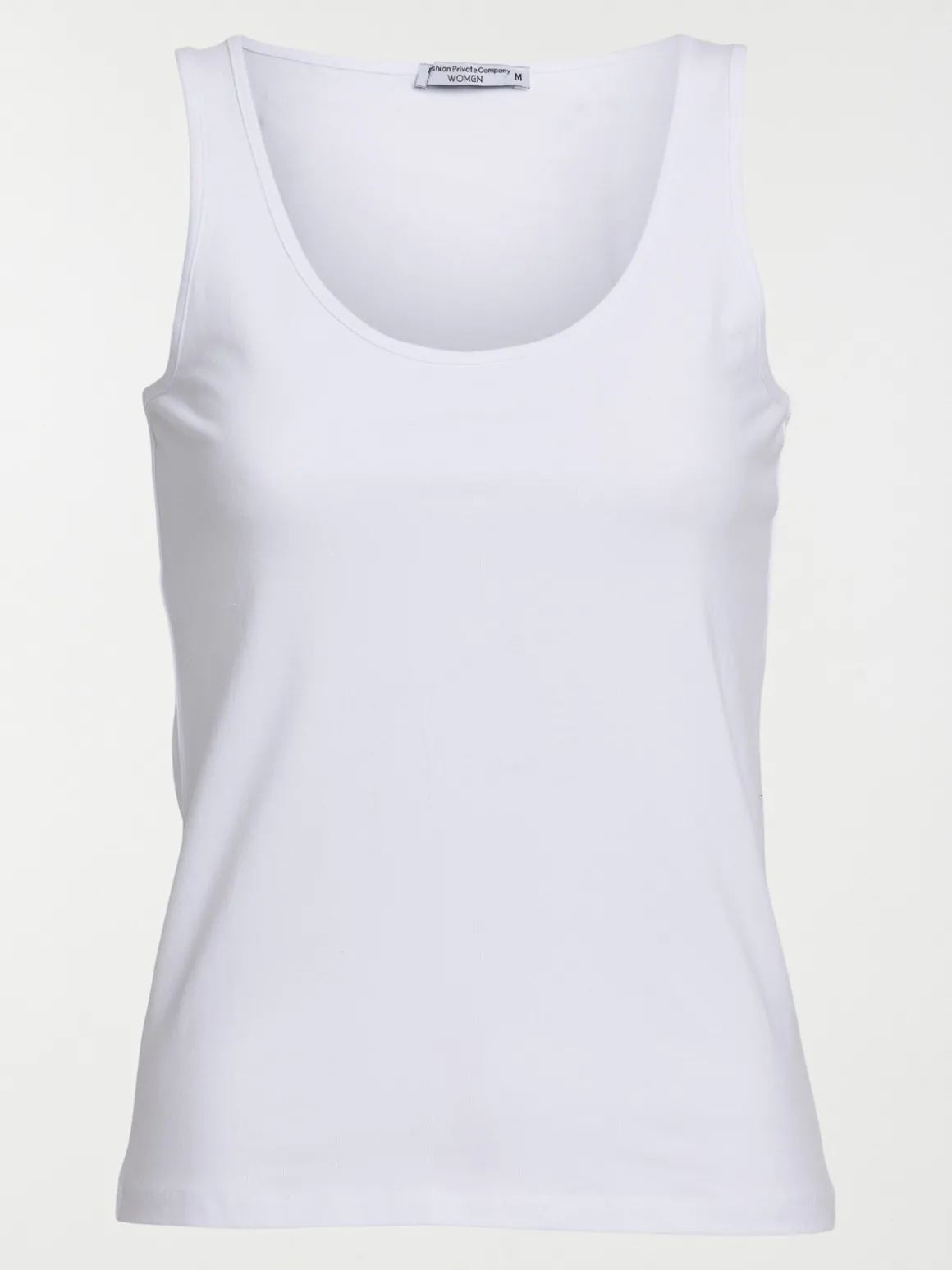 Débardeur basique blanc femme