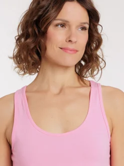 Débardeur basique bubble pink femme