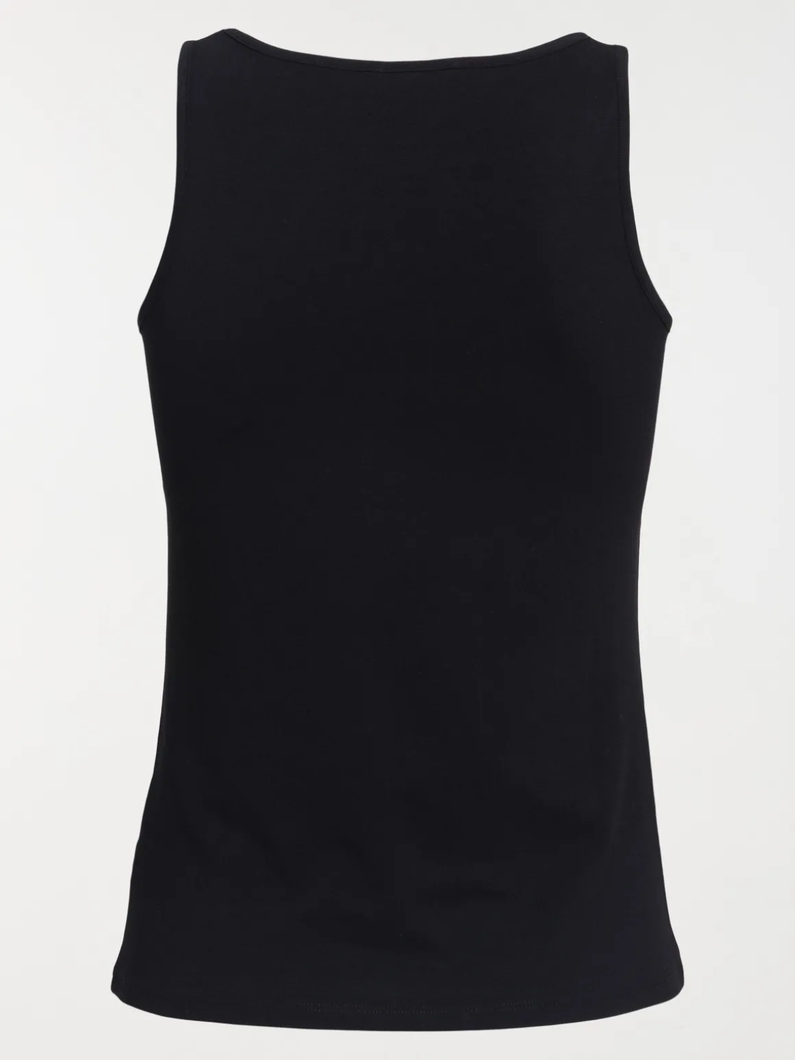 Débardeur basique noir femme