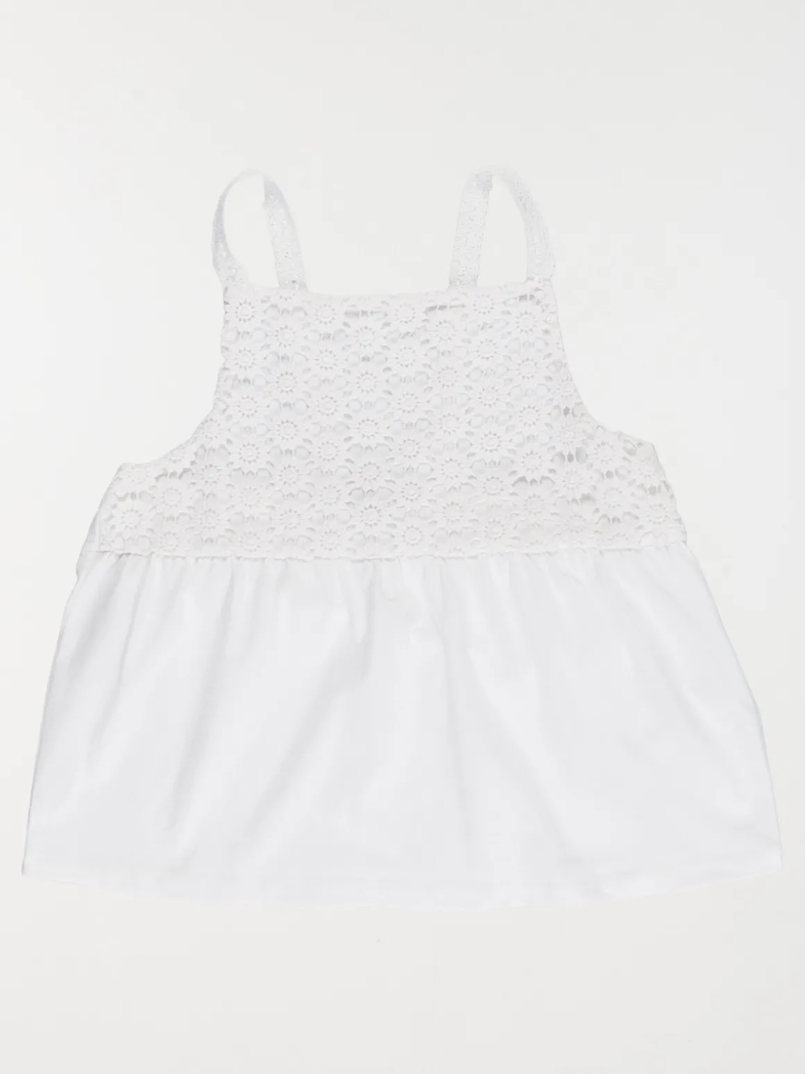 Débardeur blanc fille (3-12A)