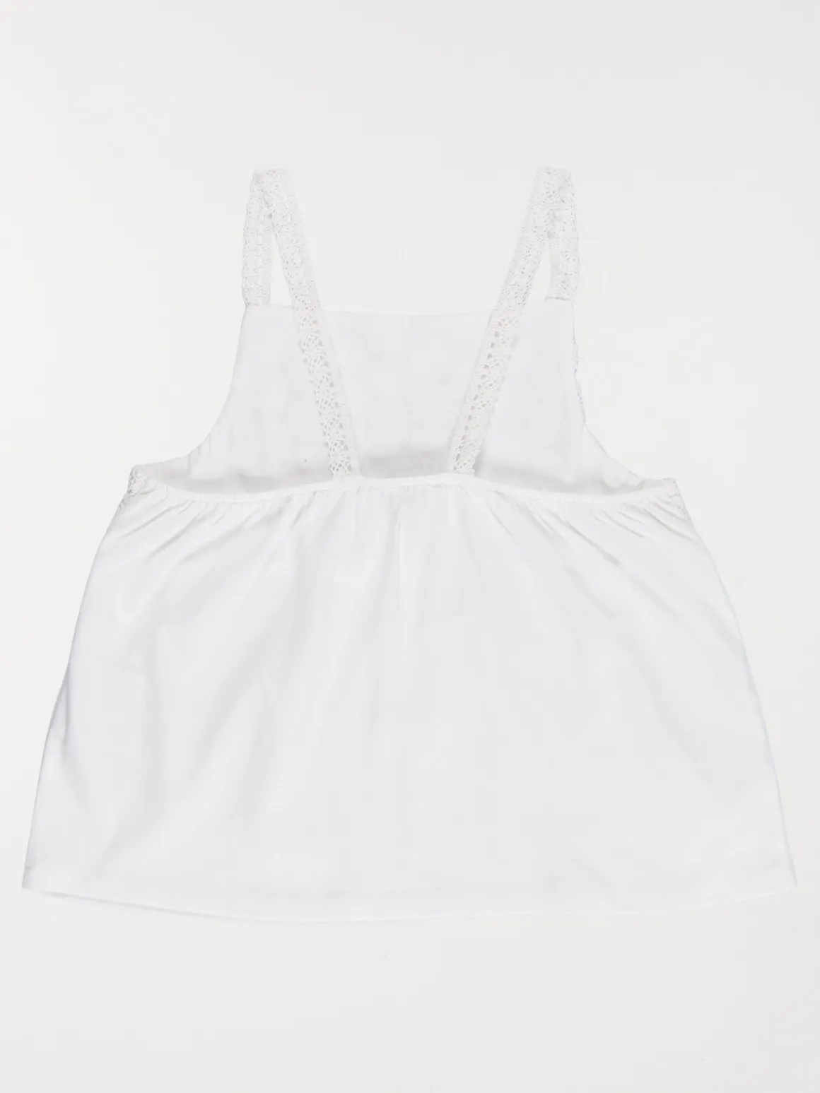 Débardeur blanc fille (3-12A)