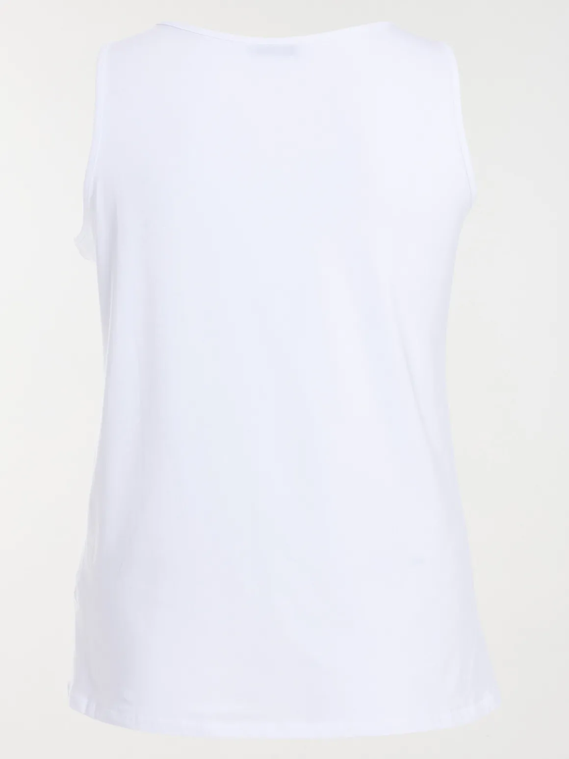 Débardeur blanc grande taille femme
