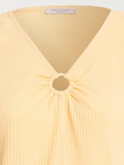 Débardeur col V grande taille femme