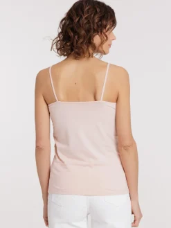 Débardeur col V pink nostalgia femme