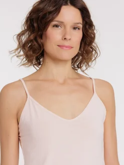 Débardeur col V pink nostalgia femme