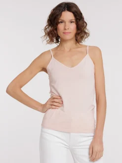 Débardeur col V pink nostalgia femme