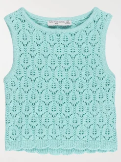 Débardeur crochet aquasky fille (3-12A)