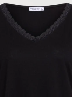 Débardeur dentelle grande taille femme