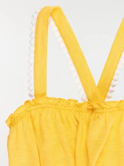 Débardeur dentelle macramé fille (3-12A)