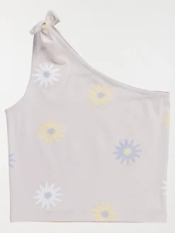 Débardeur fleuri et noeud fille (XXS-M)