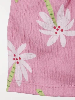 Débardeur fleuri noeud dos fille (3-12A)