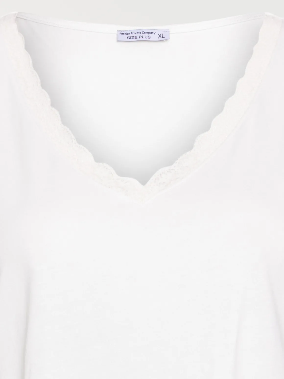 Débardeur grande taille dentelle femme