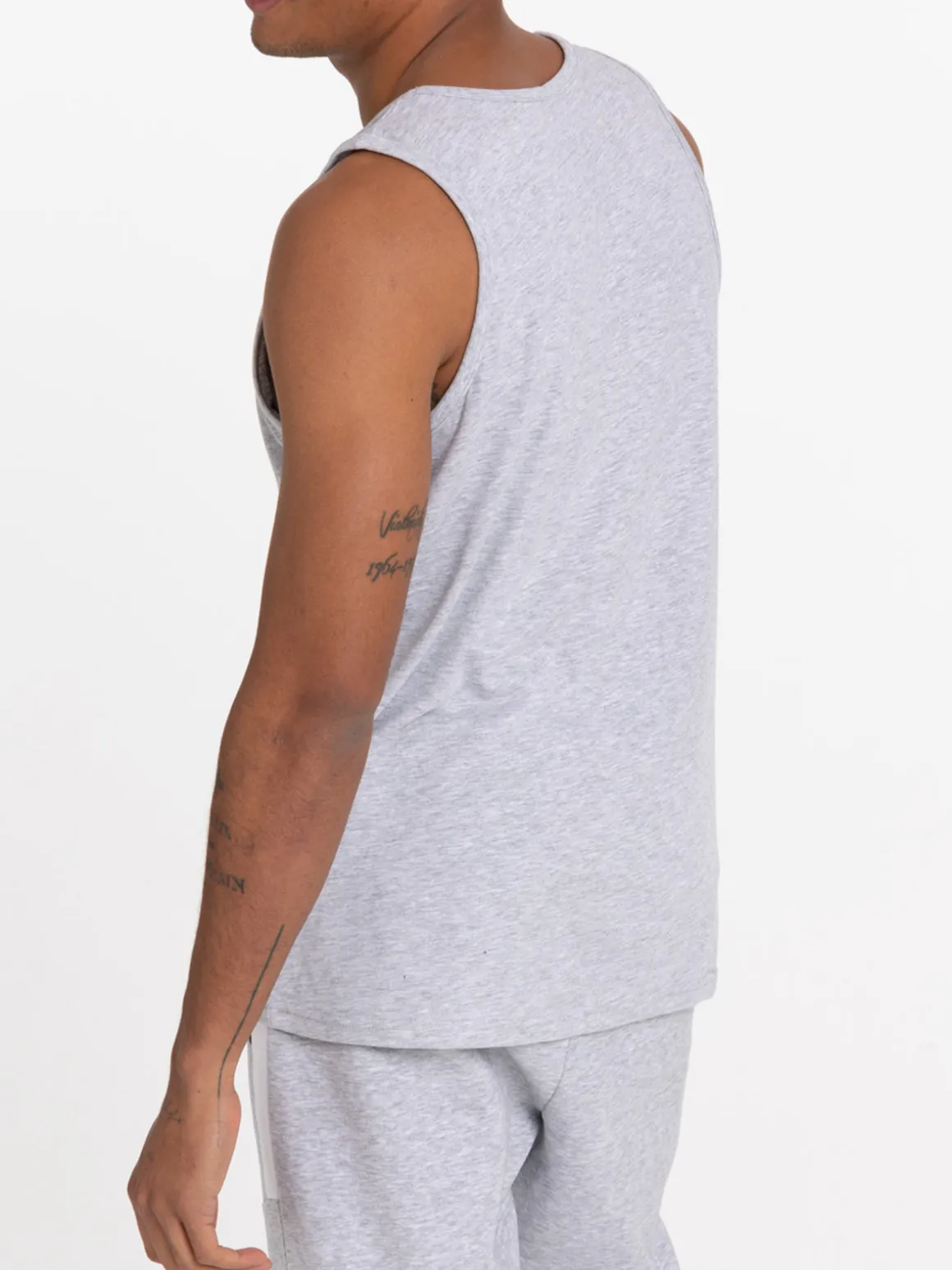 Débardeur gris chiné homme