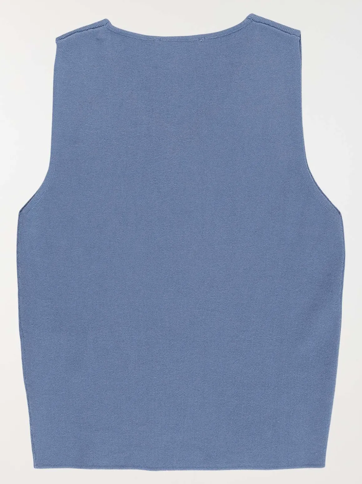 Débardeur maille col V fille (XXS-M)