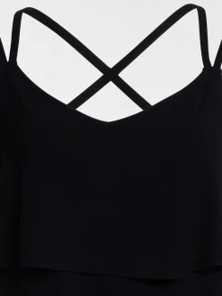 Débardeur noir grande taille femme