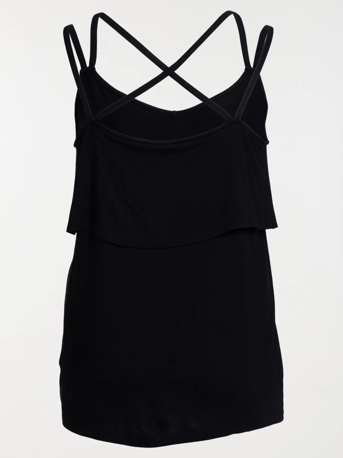 Débardeur noir grande taille femme