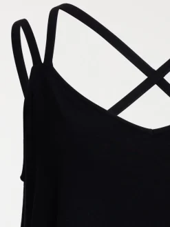 Débardeur noir grande taille femme