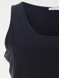 Débardeur noir grande taille femme