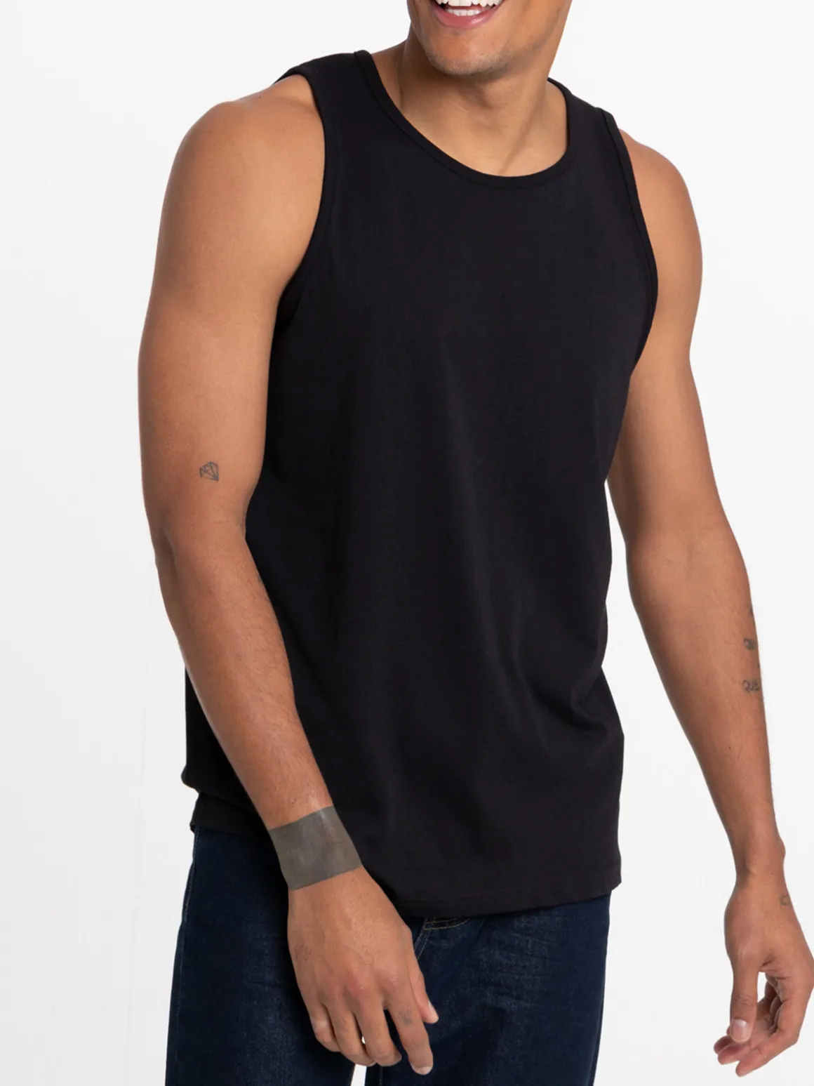 Débardeur noir homme