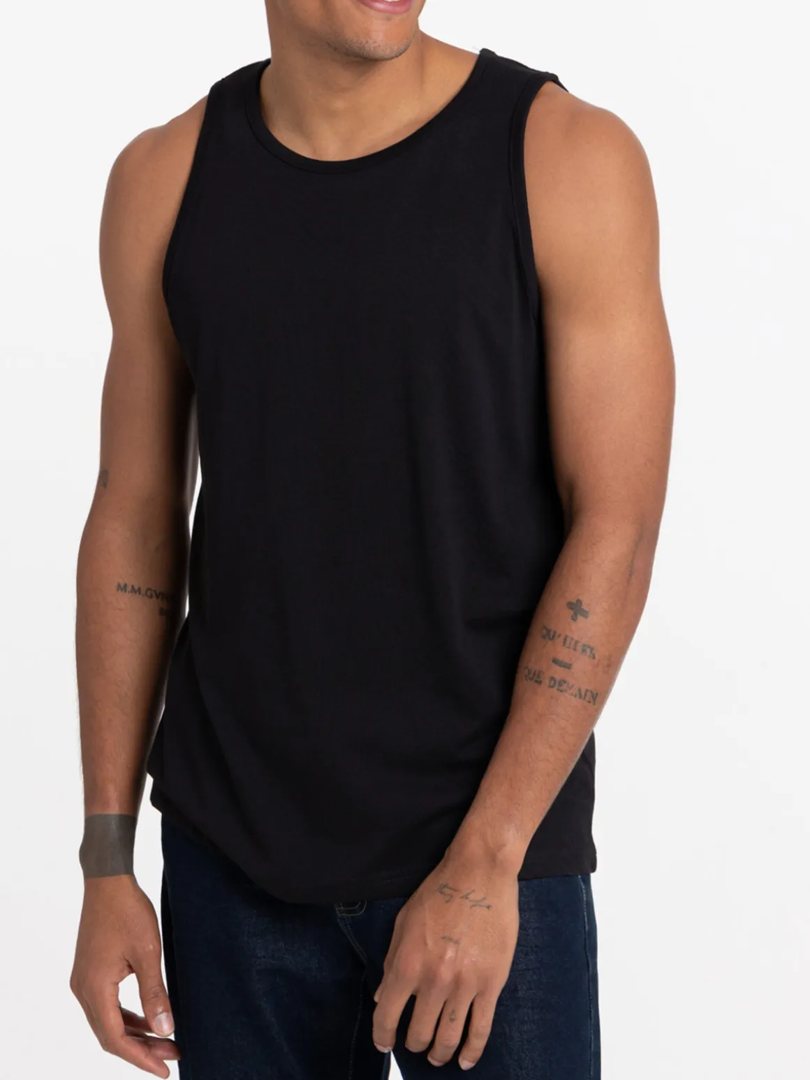 Débardeur noir homme