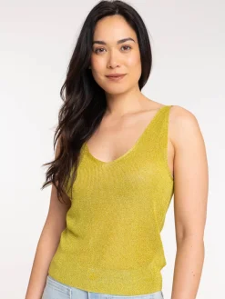 Débardeur olivette brillant femme