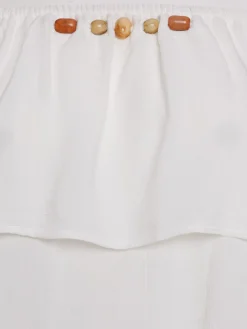 Débardeur perles grande taille femme