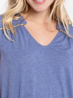 Débardeur sunset blue femme