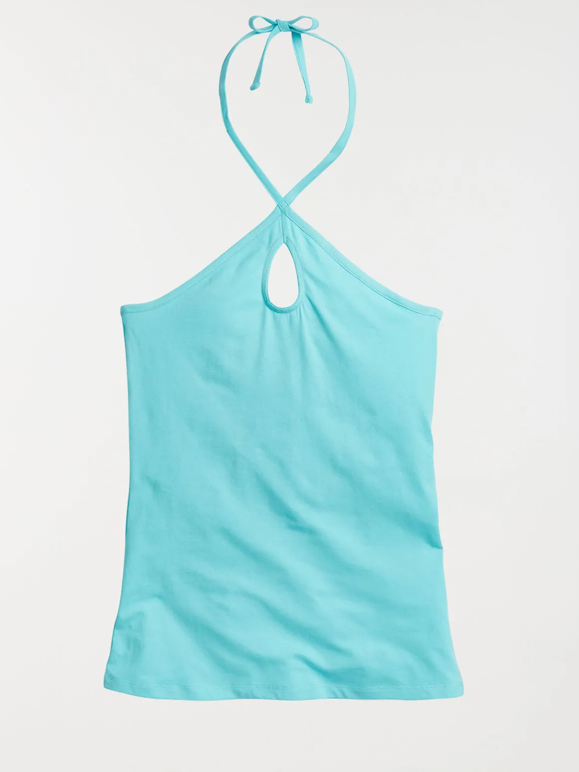 Débardeur turquoise fantaisie femme