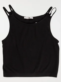 Débardeur uni de sport fille (XXS-M)