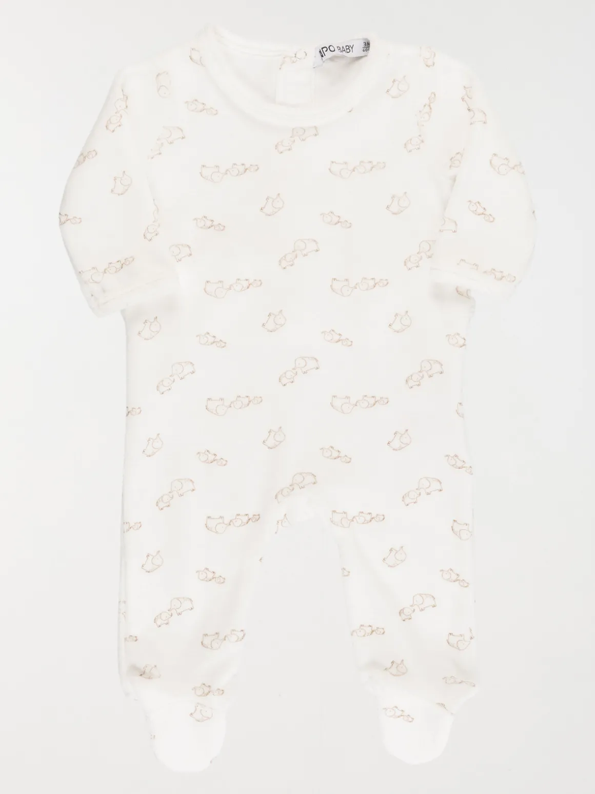 Dors bien éléphants garçon (3-24M)
