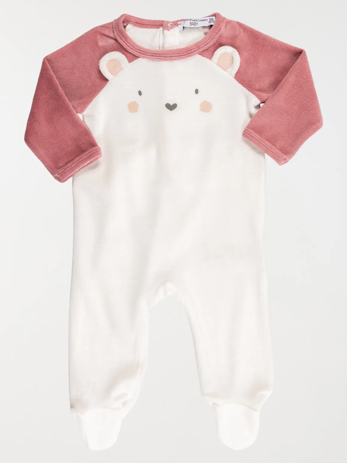 Dors bien ourson fille écru (3-24M)