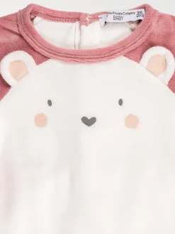 Dors bien ourson fille écru (3-24M)