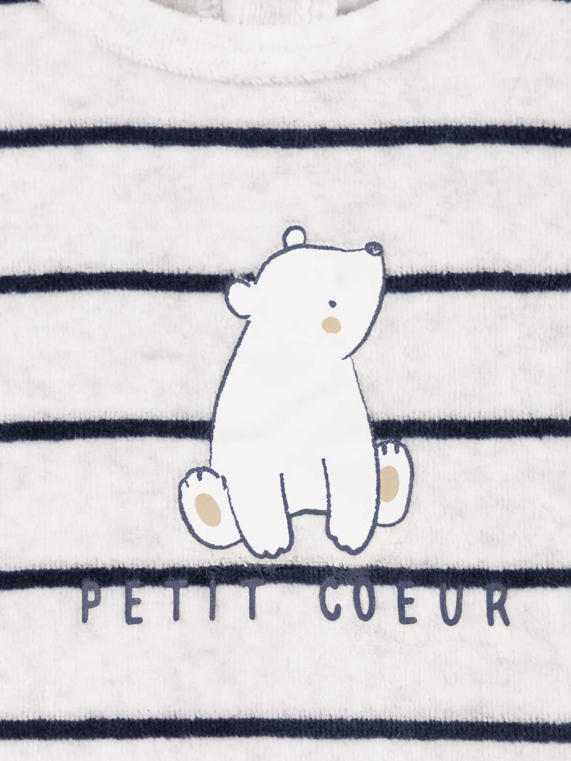Dors bien rayé ourson garçon (3-24M)